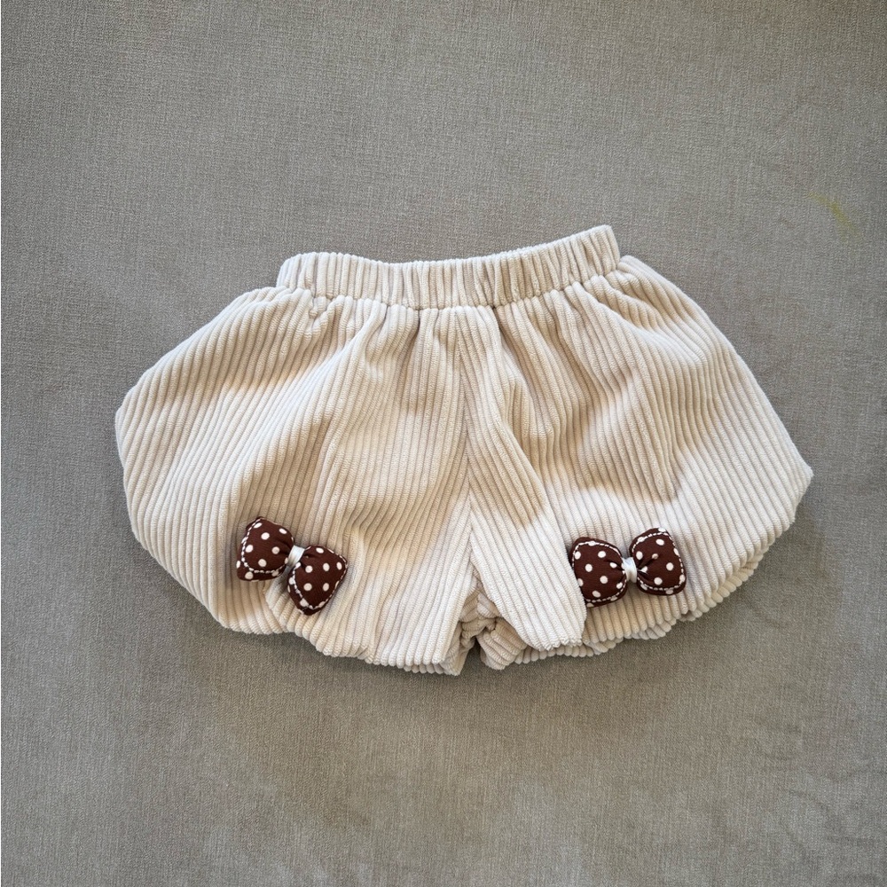 Toddler girl cute corduroy shorts 4T /110cm festival outfit kids shorts
